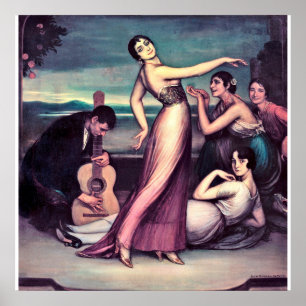 Poster Julio Romero De Torres - Canções E Danças Do Fl