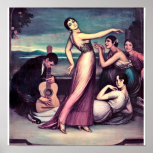 Poster Julio Romero De Torres - Canções E Danças Do Fl