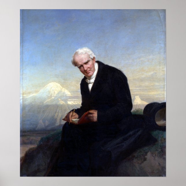Poster Julius Schrader Baron Alexander von Humboldt (Frente)
