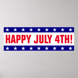 Pôster JULY 4th Party Banner