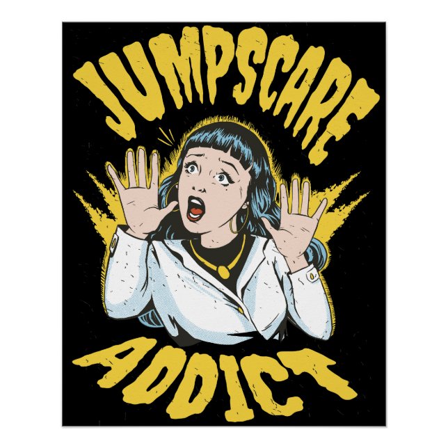 Pôster  Jumpscare Addict  (Frente)