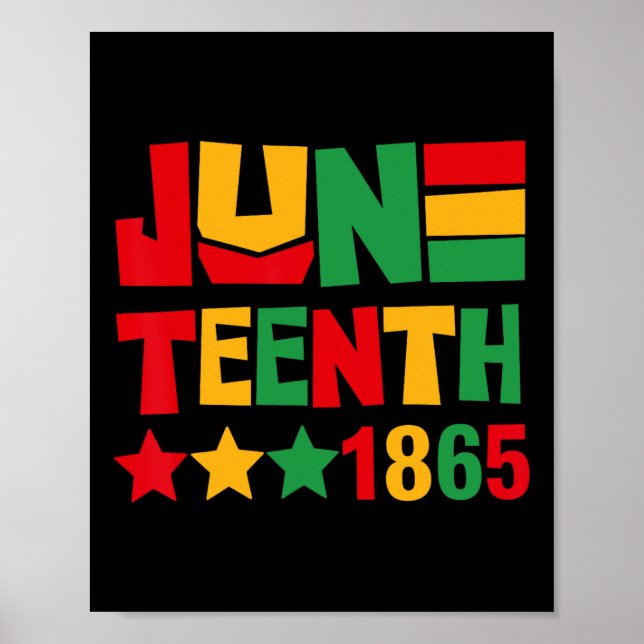 Poster Juneteenth 1865 Mulheres Homens Crianças 19 de Jun (Frente)