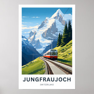 Poster Jungfraujoch Suiça