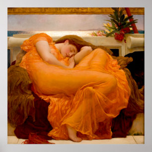 Poster Junho flamejante de Sir Frederic Leighton