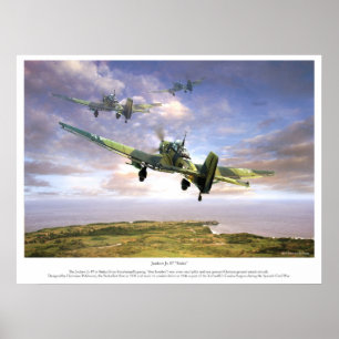 Poster Junkers Ju 87 " Stuka "