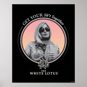 Poster Junte o seu Sh*t - O Lotus Branco