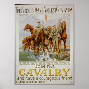 Poster Junte-se à Cavalaria