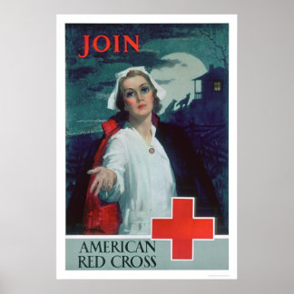 Poster Junte-se à Cruz Vermelha Americana (US00307)