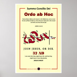Poster Junte-se a Jesus ou Morra