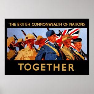 Pôster Junto ~ a comunidade britânica das nações