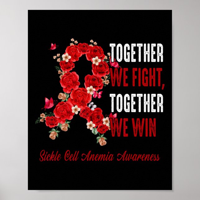 Poster Juntos, Lutamos Juntos E Ganhamos Anem Célula Fals (Frente)