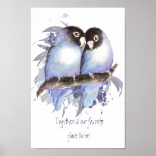 Poster Juntos, nosso lugar favorito para ser Posto Cote P