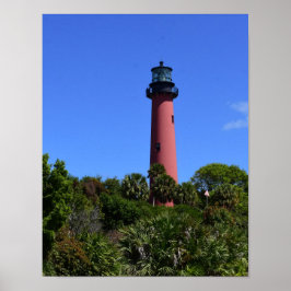 Poster Jupiter Lighthouse em um