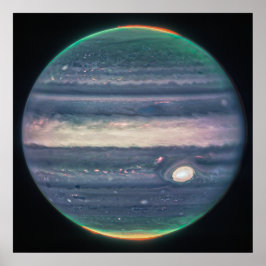 Poster Jupiter Neon Glows | NIRC | JWST