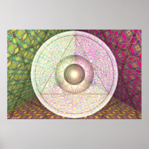 Poster Jupiter, Saturn e Uranus por Martineau