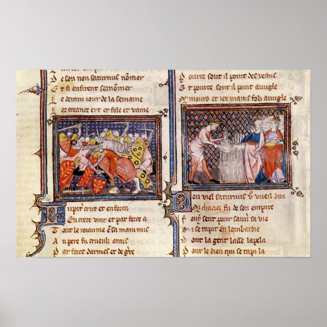 Poster Júpiter versus Saturno: Ensino de Saturno (Frente)