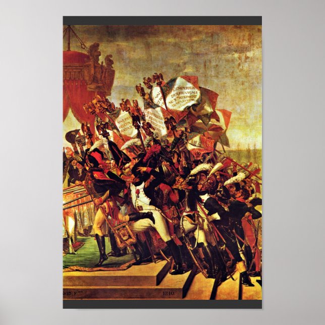 Pôster Juramento Do Exército Para O Imperador Da Distribu (Frente)