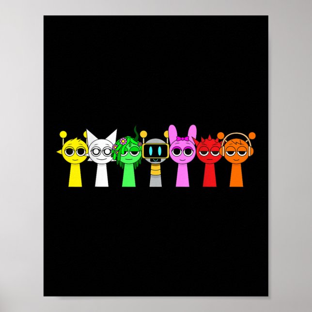 Poster Just A Boy Who Loves Sprunky Funny Sprunky Game  (Frente)