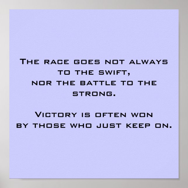 Poster Just Keep On (Frente)