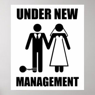 Pôster Just Married, Under New Management