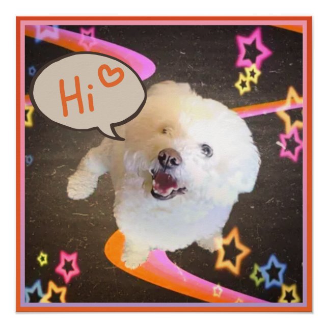 Pôster Just Saying "Hi"  (Frente)