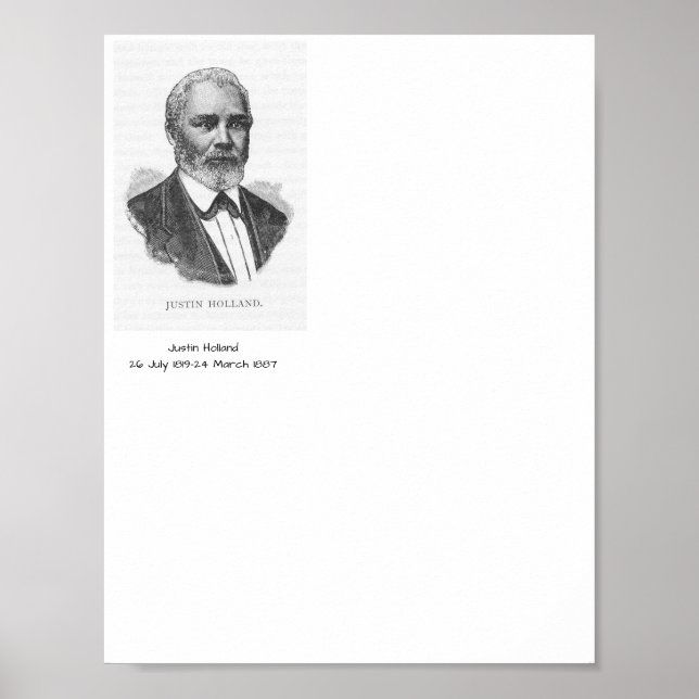 Poster Justin Holland (Frente)