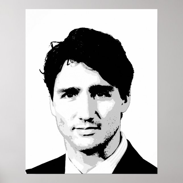 Pôster Justin Trudeau Portrait (Frente)