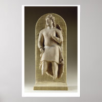 Juventude em pé ou Maitreya, Gandhara (stucco)