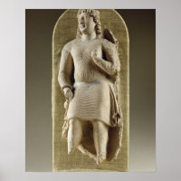 Juventude em pé ou Maitreya, Gandhara (stucco)
