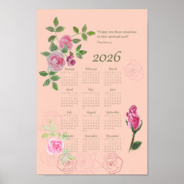 Poster JW year text Matthew calendar customizable