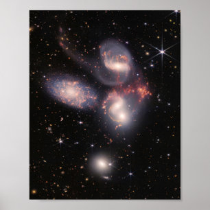 Poster JWST James Webb Telescópio Espacial Stephan's Quin