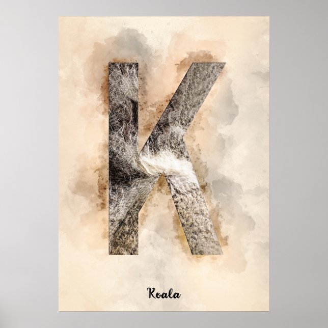 Poster K é para Koala (Frente)