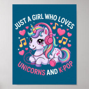 Poster K-p Apenas Uma Garota Que Ama Unicórnios E K-p K P