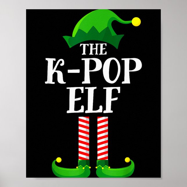 Poster K-p Elf Matching Family Group Christmas Party Pyja (Frente)