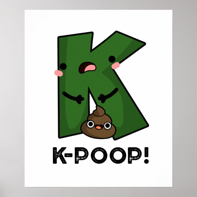 Poster K-poop Funny K-pop Poo Pun (Frente)