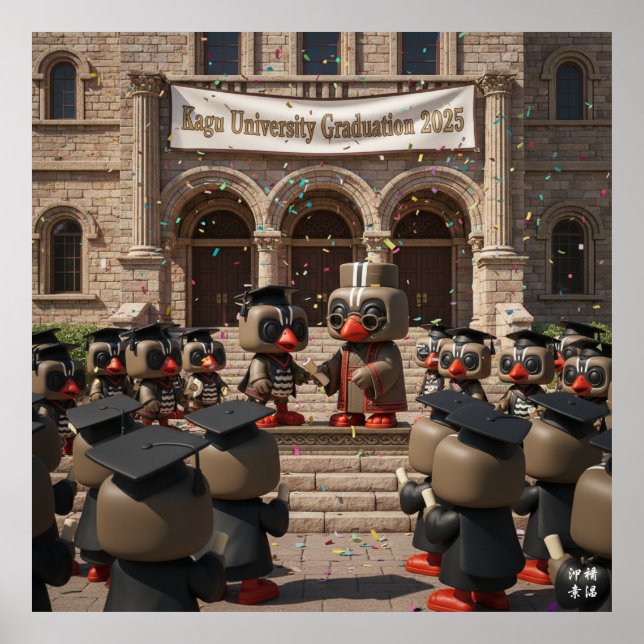 Poster Kagu Graduation Ceremony (Frente)