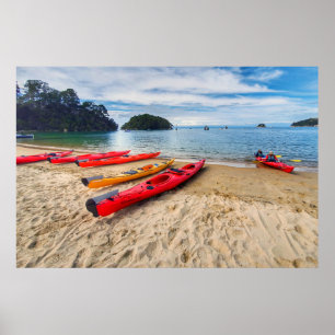 Poster Kaiteriteri, Praia de Nelson, Nova Zelândia