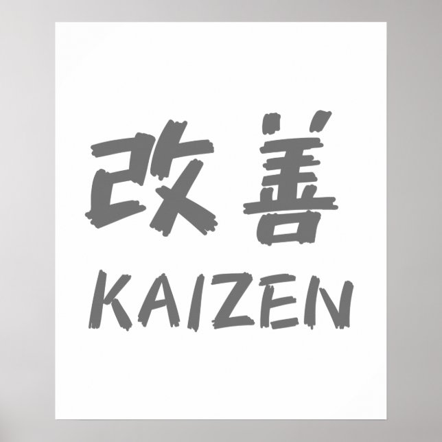 Poster Kaizen (Frente)