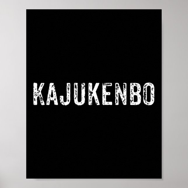 Poster Kajukenbo Distante I Karate Jujutsu Gift Id (Frente)