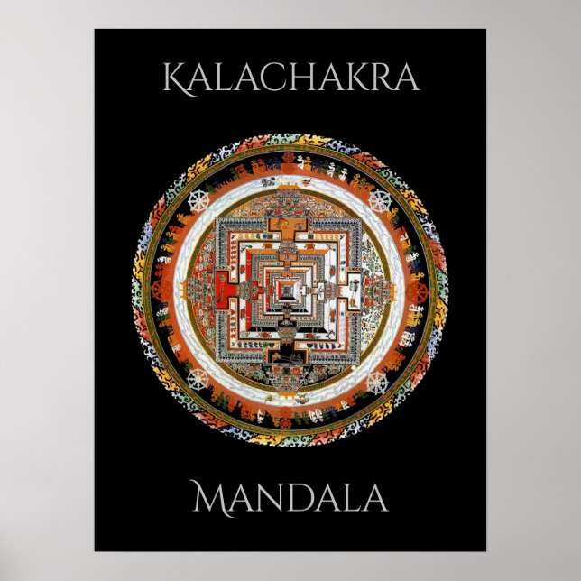 Poster Kalachakra Mandala (Frente)