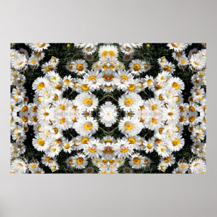 Pôster Kaleidoscope Daisies