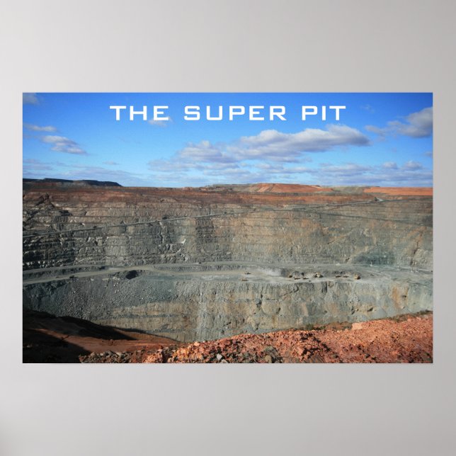 Pôster Kalgoorlie Super Pit Mine (Frente)