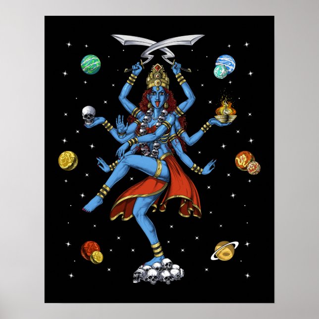 Poster Kali Hindu Goddese (Frente)