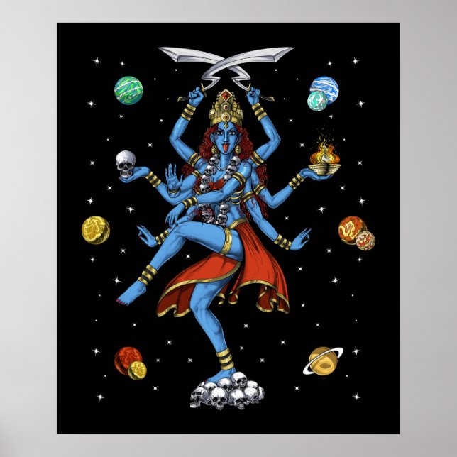 Poster Kali Hindu Goddese (Frente)