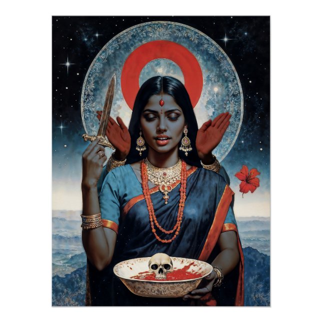 Pôster Kali Sagrada (Frente)
