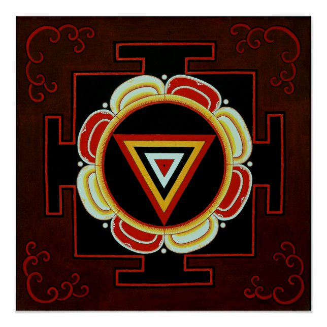 Pôster Kali Yantra (Frente)