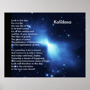 Pôster Kalidasa Poem
