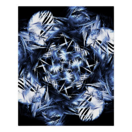 Pôster Kaliverse Fluid Fractal #01 Cartaz