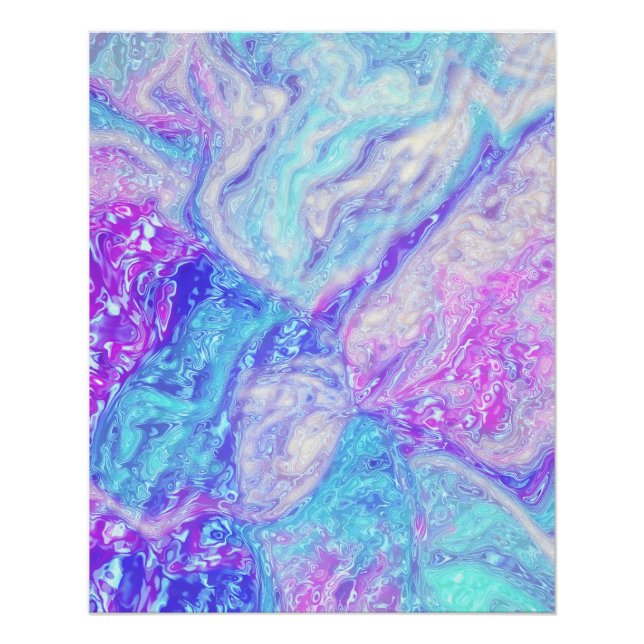 Pôster Kaliverse Fluido Fractal #01 (Frente)