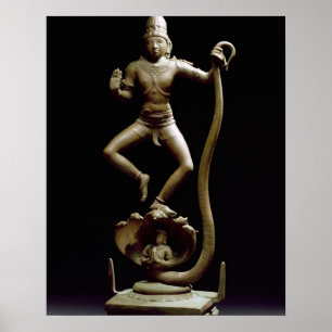 Pôster Kaliyakrishna, Chola, Tamil Nadu (bronze)